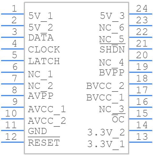 TPS2223DB - Texas Instruments - PCB symbol