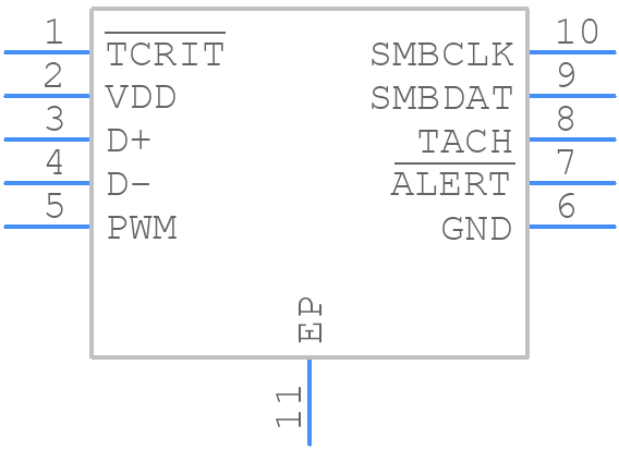 LM96063CISD/NOPB - Texas Instruments - PCB symbol