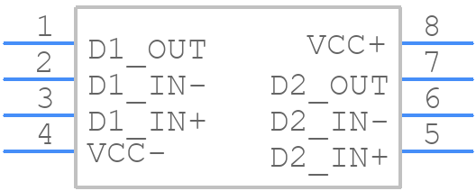 THS6052ID - Texas Instruments - PCB symbol