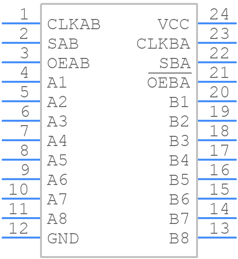SN74HCT652DWR - Texas Instruments - PCB symbol