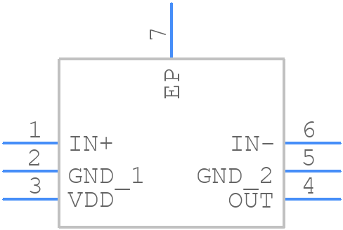 UCC27512DRSR - Texas Instruments - PCB symbol