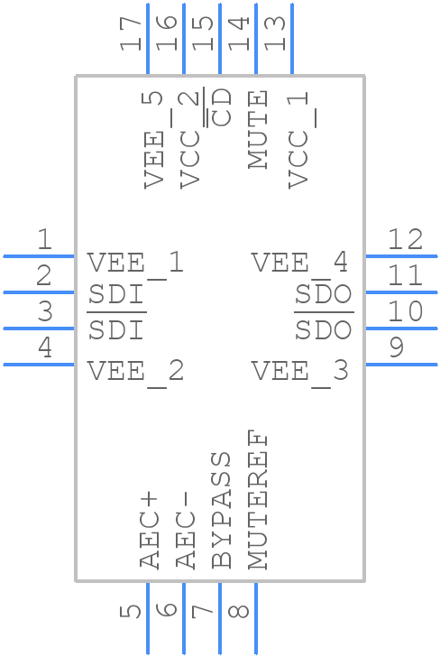LMH0044SQE/NOPB - Texas Instruments - PCB symbol