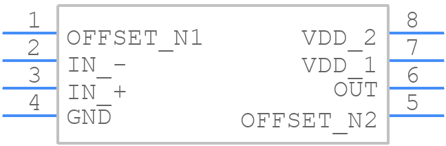 TLC27L1CP - Texas Instruments - PCB symbol