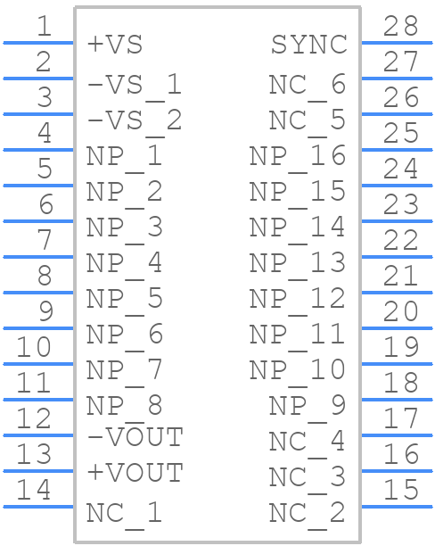 DCP020509U - Texas Instruments - PCB symbol