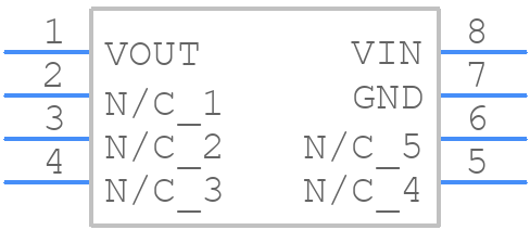 LM9036MM-5.0/NOPB - Texas Instruments - PCB symbol