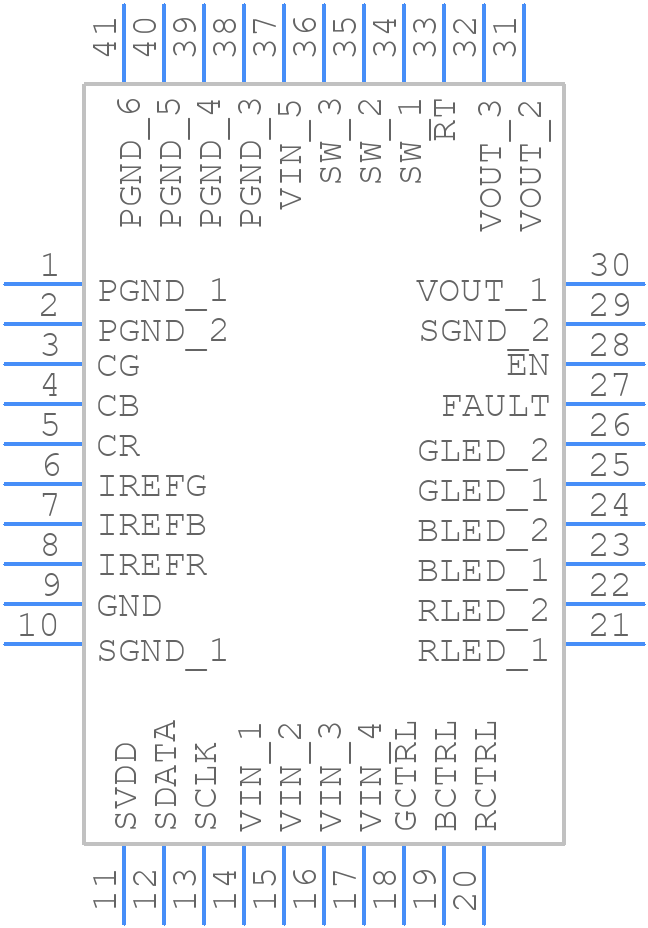 LM3435SQ/NOPB - Texas Instruments - PCB symbol