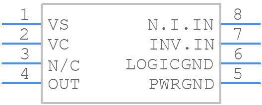 UC2705N - Texas Instruments - PCB symbol