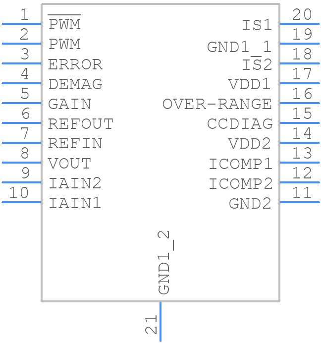 DRV401AIDWPR - Texas Instruments - PCB symbol