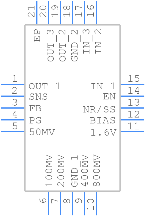 TPS7A8400RGRR - Texas Instruments - PCB symbol