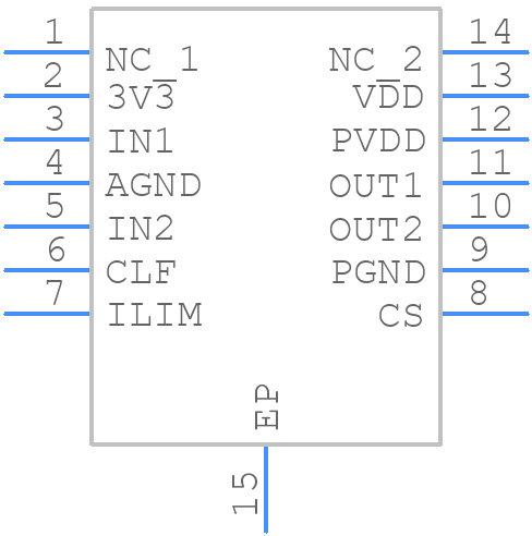 UCD7201PWP - Texas Instruments - PCB symbol