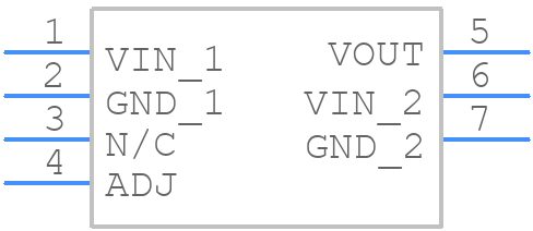 LP8340ILDX-ADJ/NOPB - Texas Instruments - PCB symbol