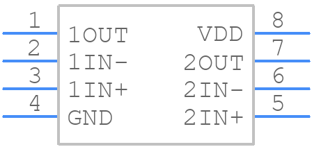 TLV2772AMD - Texas Instruments - PCB symbol
