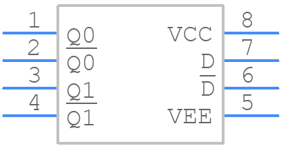 SN65LVEL11D - Texas Instruments - PCB symbol