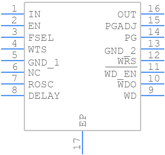 TPS7B6350QPWPRQ1 - Texas Instruments - PCB symbol