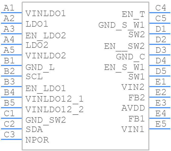 LP3907QTL-VXSS/NOPB - Texas Instruments - PCB symbol