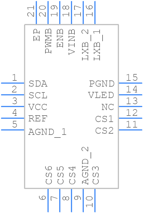TPS61177ARGRR - Texas Instruments - PCB symbol