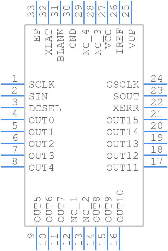 TLC5944RHBT - Texas Instruments - PCB symbol