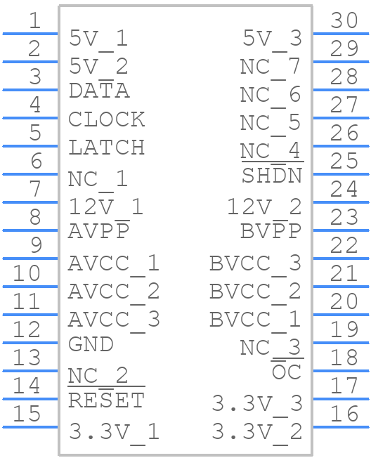 TPS2206ADB - Texas Instruments - PCB symbol