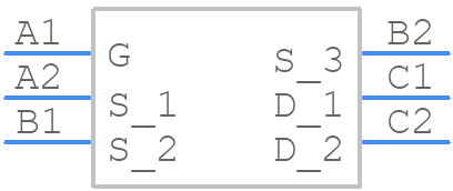 CSD23203W - Texas Instruments - PCB symbol