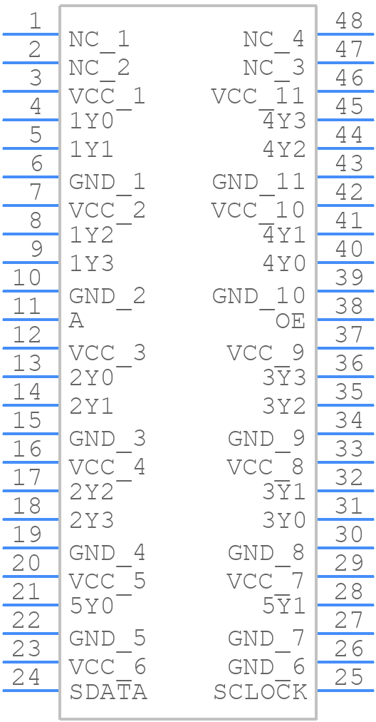 CDC318ADL - Texas Instruments - PCB symbol
