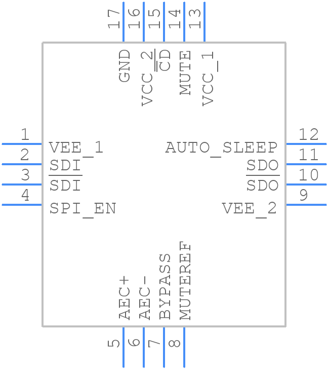 LMH0384SQE/NOPB - Texas Instruments - PCB symbol