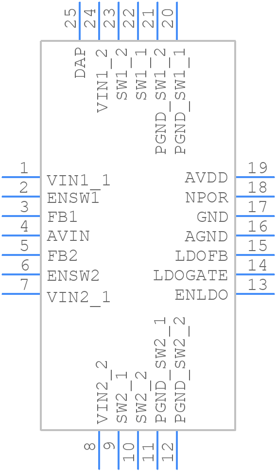 LM26484SQX/NOPB - Texas Instruments - PCB symbol