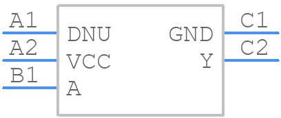 SN74AUC1G07YZPR - Texas Instruments - PCB symbol