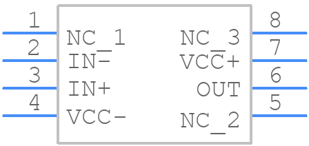 THS4081CD - Texas Instruments - PCB symbol