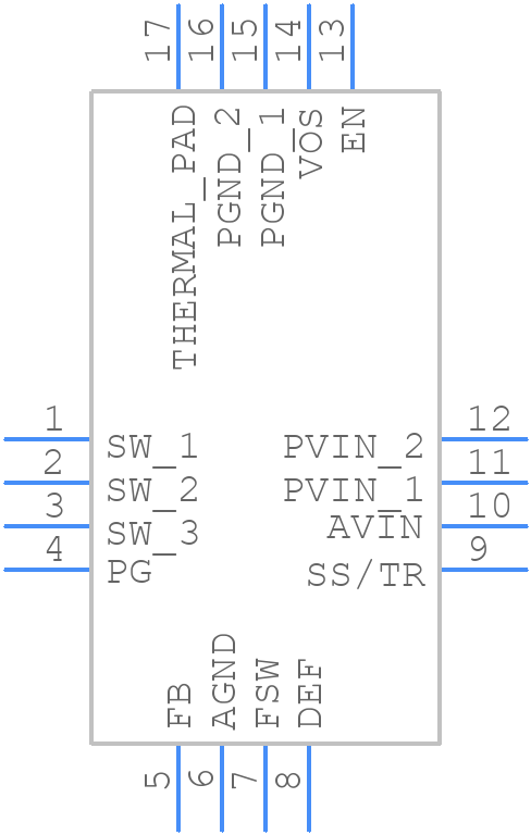 TPS62150RGTR - Texas Instruments - PCB symbol