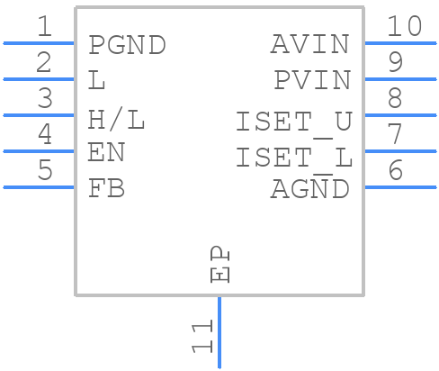 TPS62751DSKT - Texas Instruments - PCB symbol