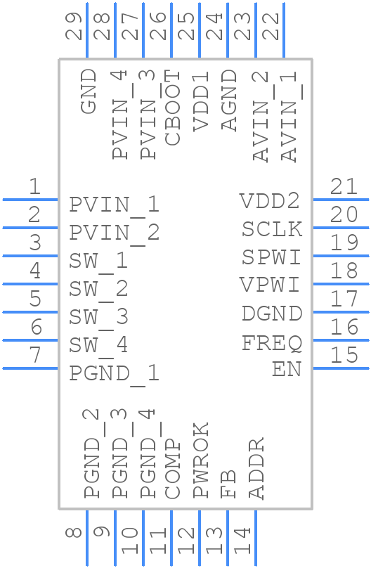 LM10500SQE-0.8/NOPB - Texas Instruments - PCB symbol