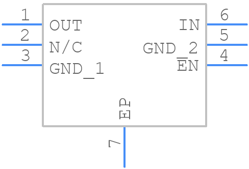 TPS78228DRVR - Texas Instruments - PCB symbol