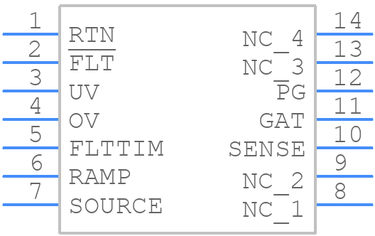 TPS2394PW - Texas Instruments - PCB symbol