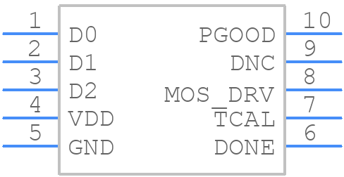 TPL5100DGST - Texas Instruments - PCB symbol