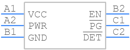 TPS22951YFPR - Texas Instruments - PCB symbol