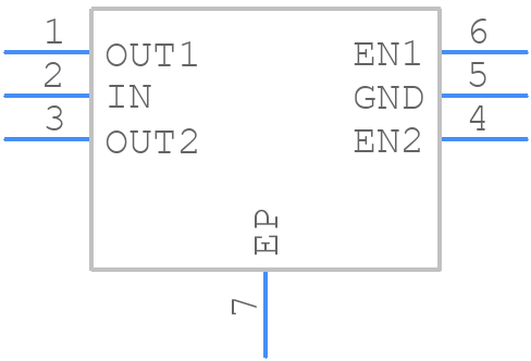 TPS71828-30DRVR - Texas Instruments - PCB symbol