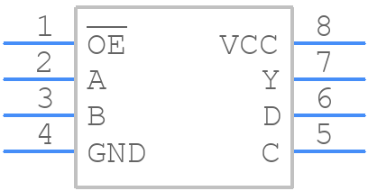 SN74AUP1G99DCTR - Texas Instruments - PCB symbol