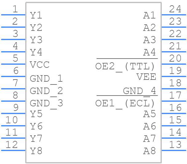 SN10KHT5541DW - Texas Instruments - PCB symbol