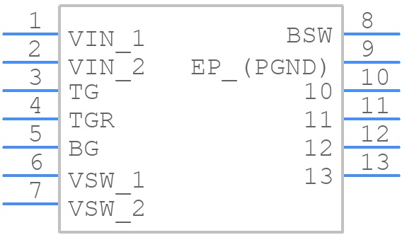 CSD87335Q3D - Texas Instruments - PCB symbol