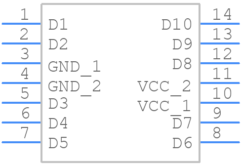 SN74ACT1071DR - Texas Instruments - PCB symbol