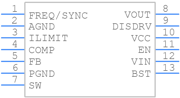 TPS61178RNWR - Texas Instruments - PCB symbol