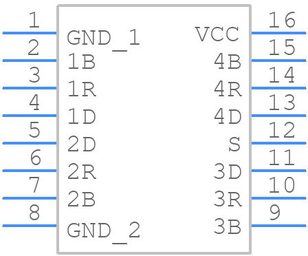 SN75138N - Texas Instruments - PCB symbol