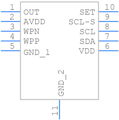 LM8342SD/NOPB - Texas Instruments - PCB symbol