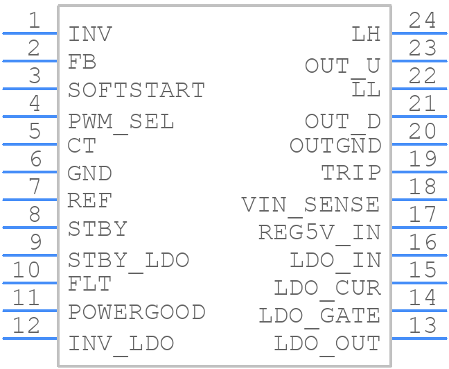 TPS5110PW - Texas Instruments - PCB symbol