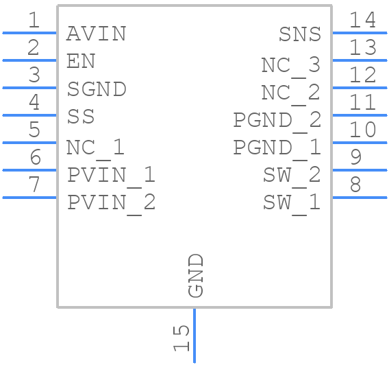 LM2852XMXA-1.0/NOPB - Texas Instruments - PCB symbol