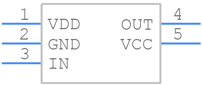 TPS2817DBVR - Texas Instruments - PCB symbol