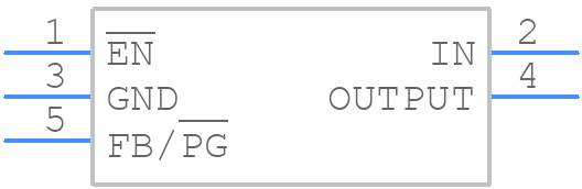 TPS75501KC - Texas Instruments - PCB symbol
