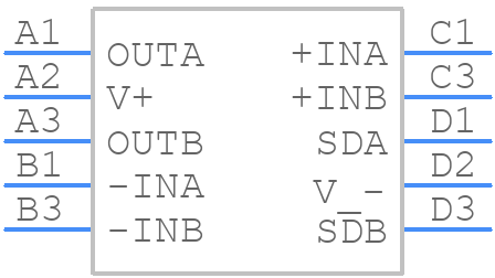 LMV712TL/NOPB - Texas Instruments - PCB symbol