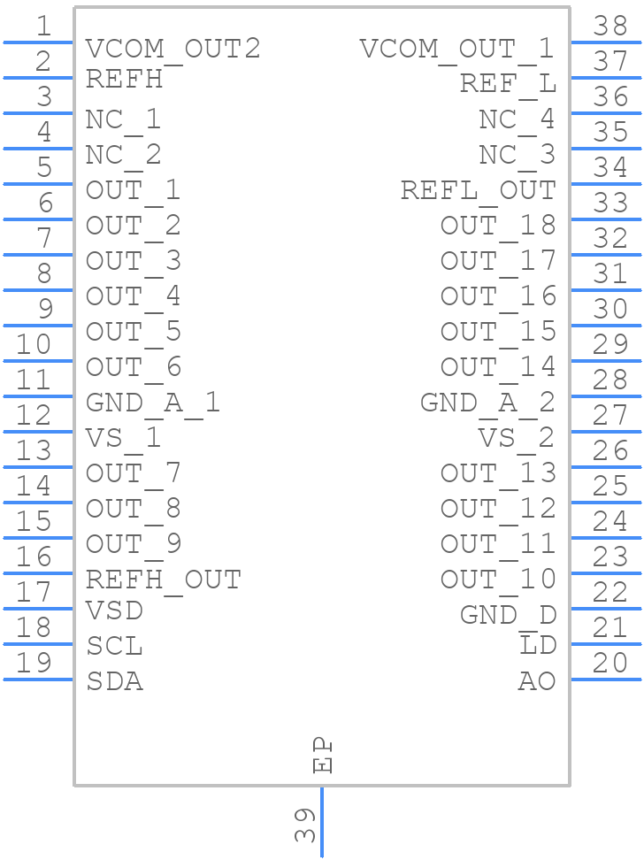 BUF20800AIDCPR - Texas Instruments - PCB symbol