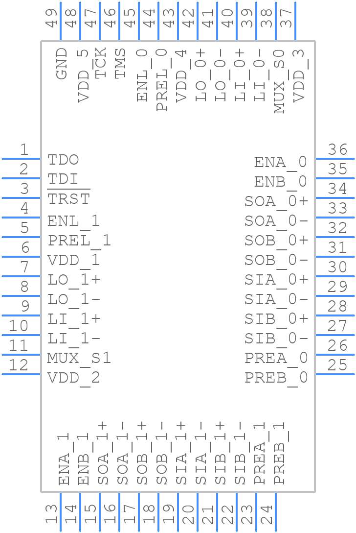 SCAN15MB200TSQX/NOPB - Texas Instruments - PCB symbol
